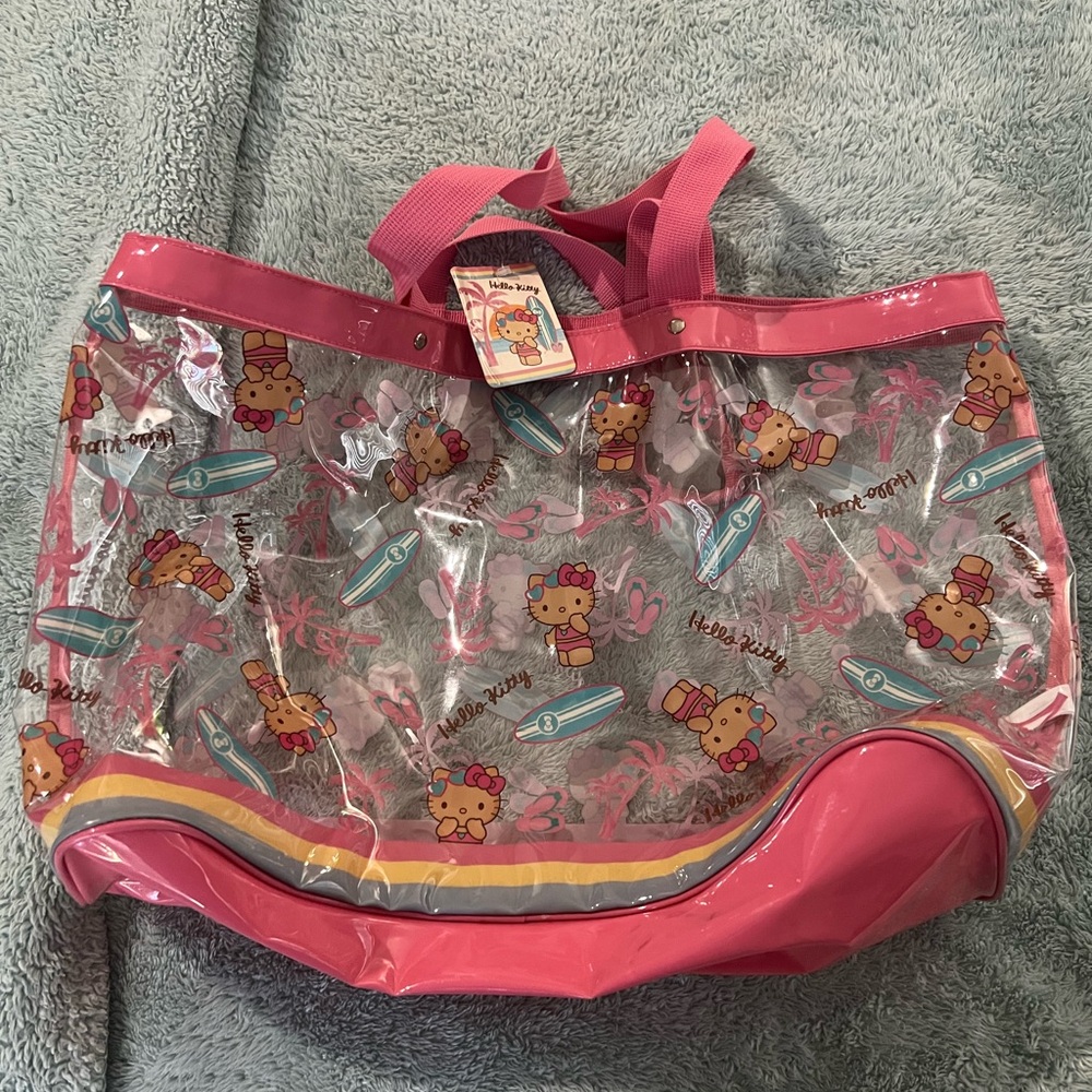 Hello Kitty Pink and Clear Tote Bag